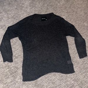 Gray oversized sweater